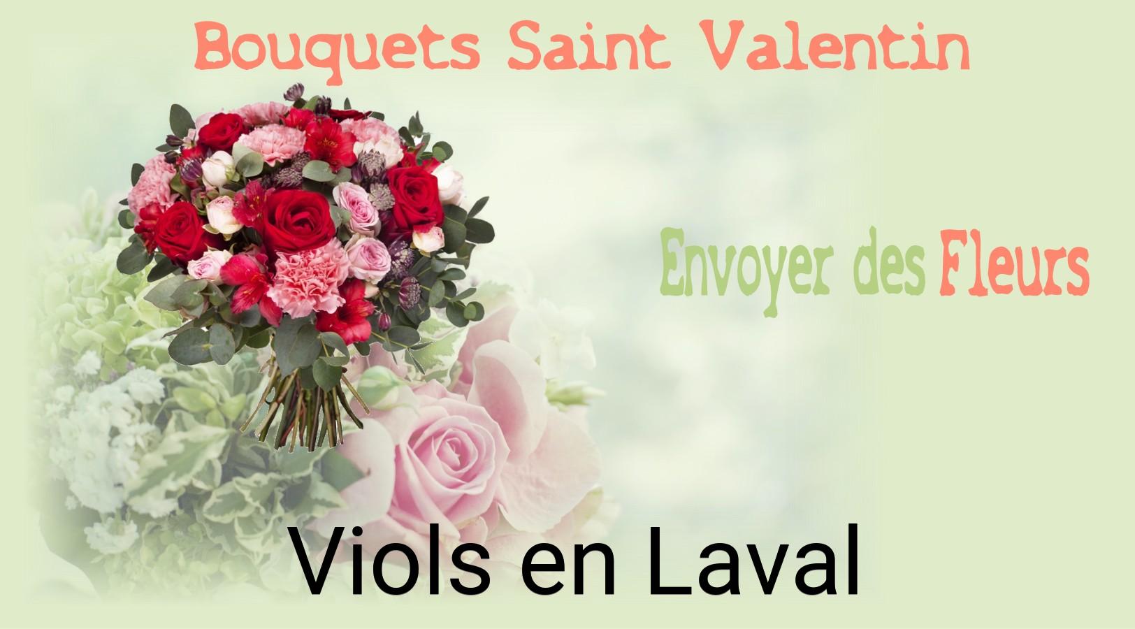 Roses de Saint-Valentin livrées à Viols-en-Laval
